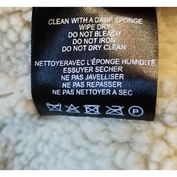 Members Only VTG Womens Faux Suede Green Buckle Vest Top Faux Sherpa  XS     T24 - Picture 10 of 13